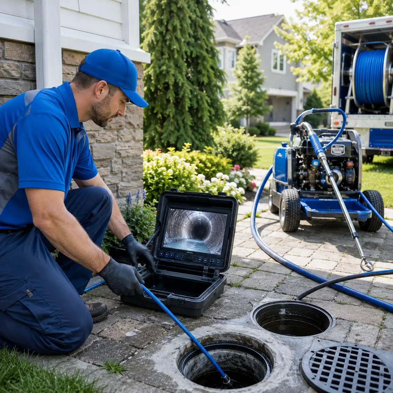 Outdoor drain cleaning professionals serving Canoga Park, CA